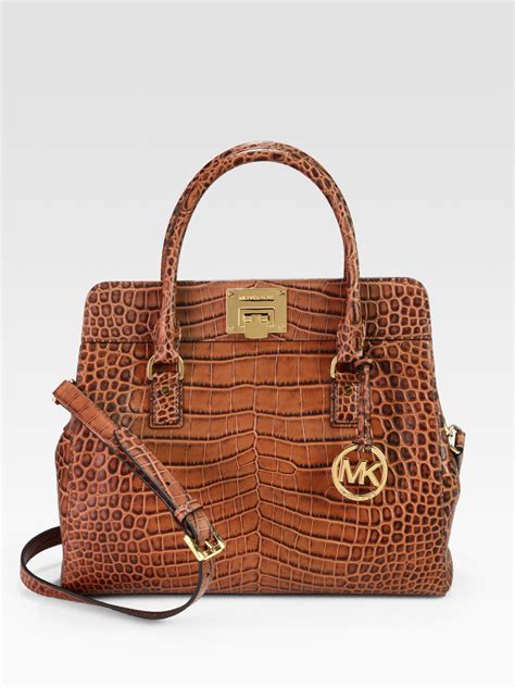 alligator purse Michael Kors